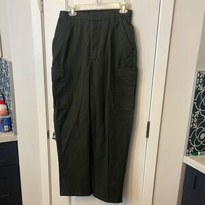 Women's Dark Green National Park Service Tactical Cargo Pants